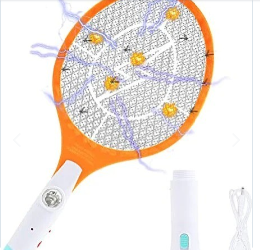 Raqueta Mata Mosquitos con Doble Linterna - Protección Eficaz para Tu Hogar